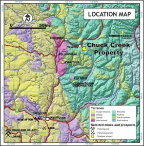Interra Copper Announces Chuck Creek Property Acquisition, bordering Major VMS Project, Located in Central British Columbia